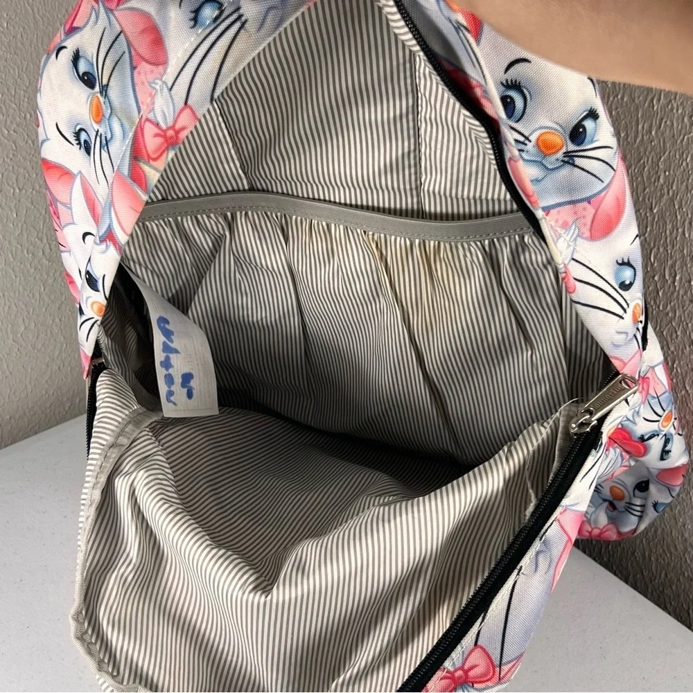 Disney Loungefly Marie Aristocats Bookbag Backpack Rare All Over Print